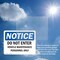 Signmission Do Not Enter Vehicle Maintenance Personnel Only OSHA Notice Sign, Plastic, 10in W x 7in L, 2PK OS-2PACK-NS-P-710-L-11238 - alternate 2